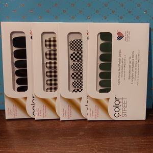 PRICE DROP! Brand New- 4 sets of Color Street Polish Strips
